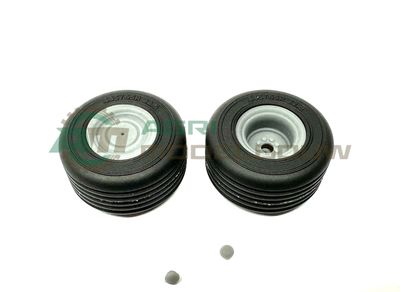 2x Molen band Ø31,5mm 44/65R22.5 plus velg &amp; naafkap ongespoten