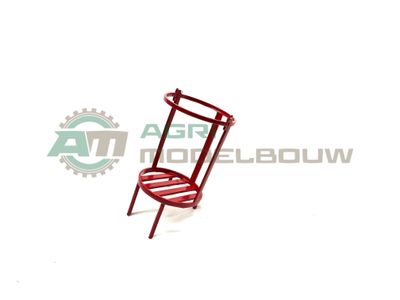 Hoog frame t.b.v. zuurvat Vicon rood