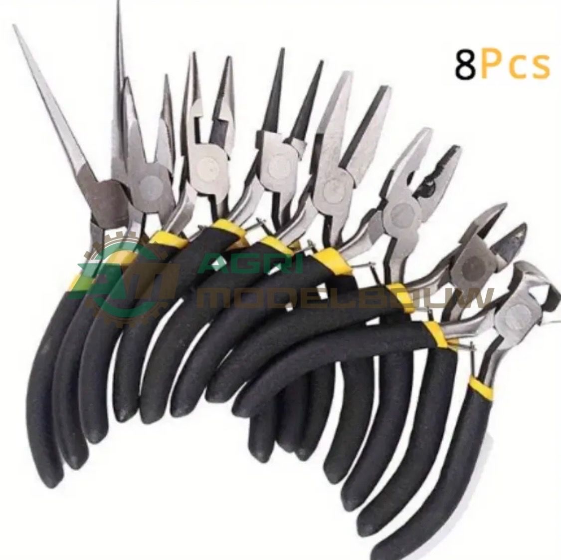 8 Delig mini tangenset