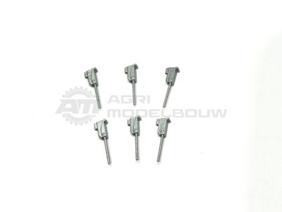 6x GS dubbellucht klemmen/spanners