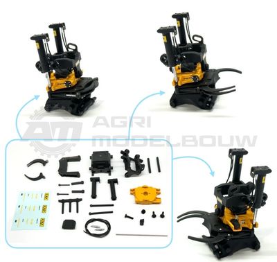 Engcon EC219 draaikantelstuk bouwkit giek aansluiting-CW30 + gripper