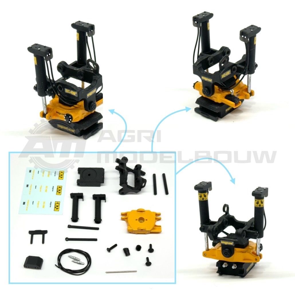 Engcon EC219 draaikantelstuk bouwkit giek aansluiting-S60