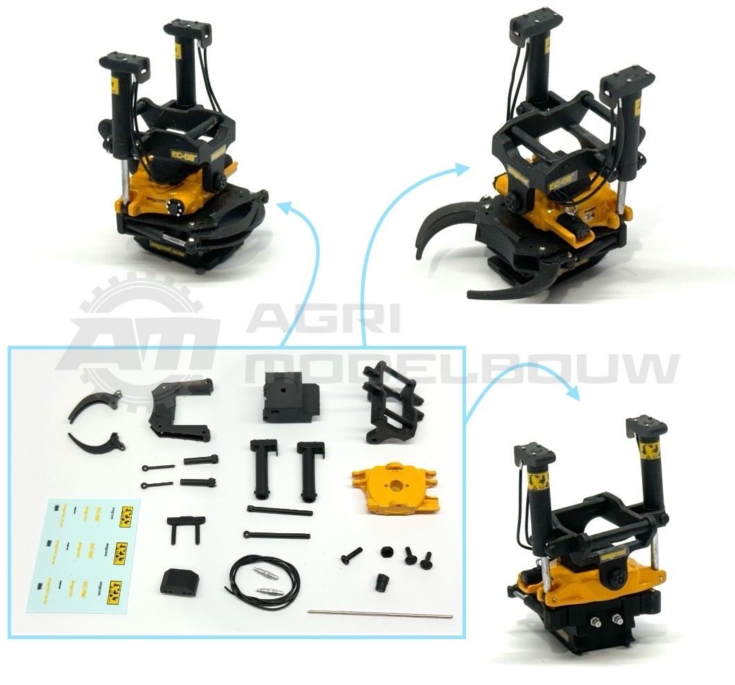 Engcon EC219 draaikantelstuk bouwkit S60-S60 + gripper