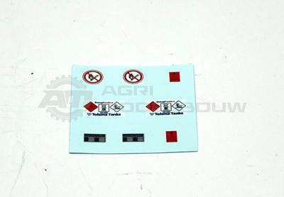 Setje Tolsma dieseltank waterslide decals