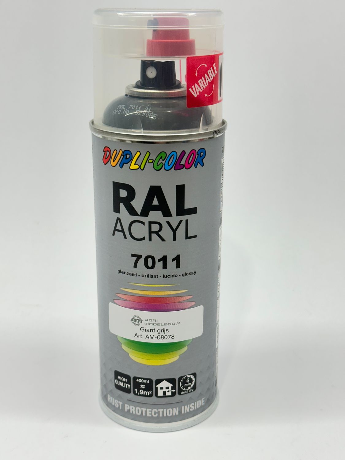 Duplicolor ral 7011 Giant grijs spuitbus