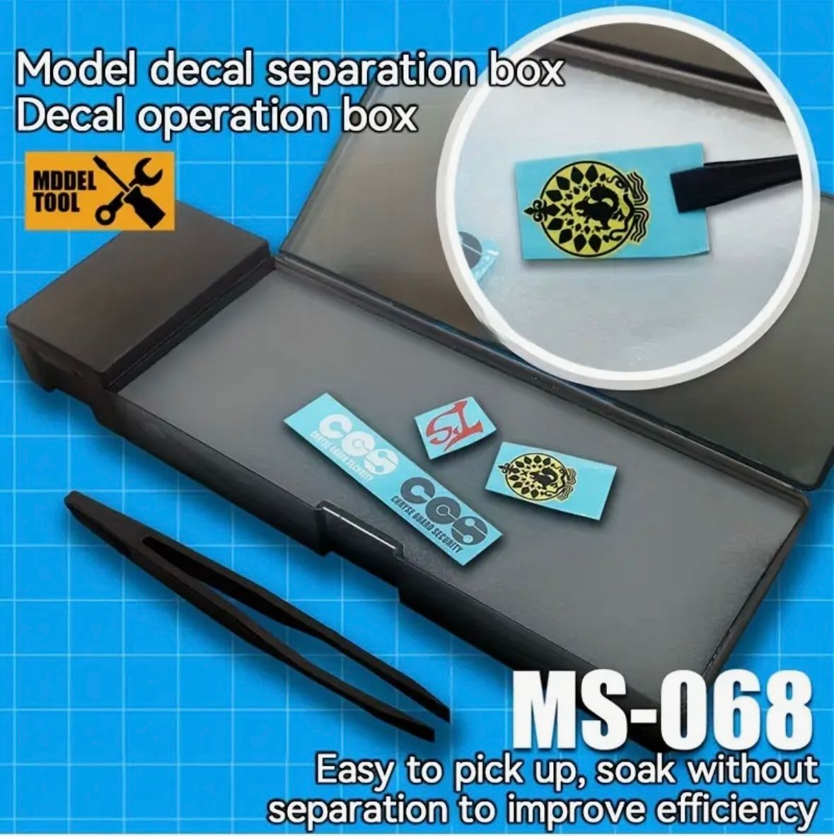 Waterslide decal box