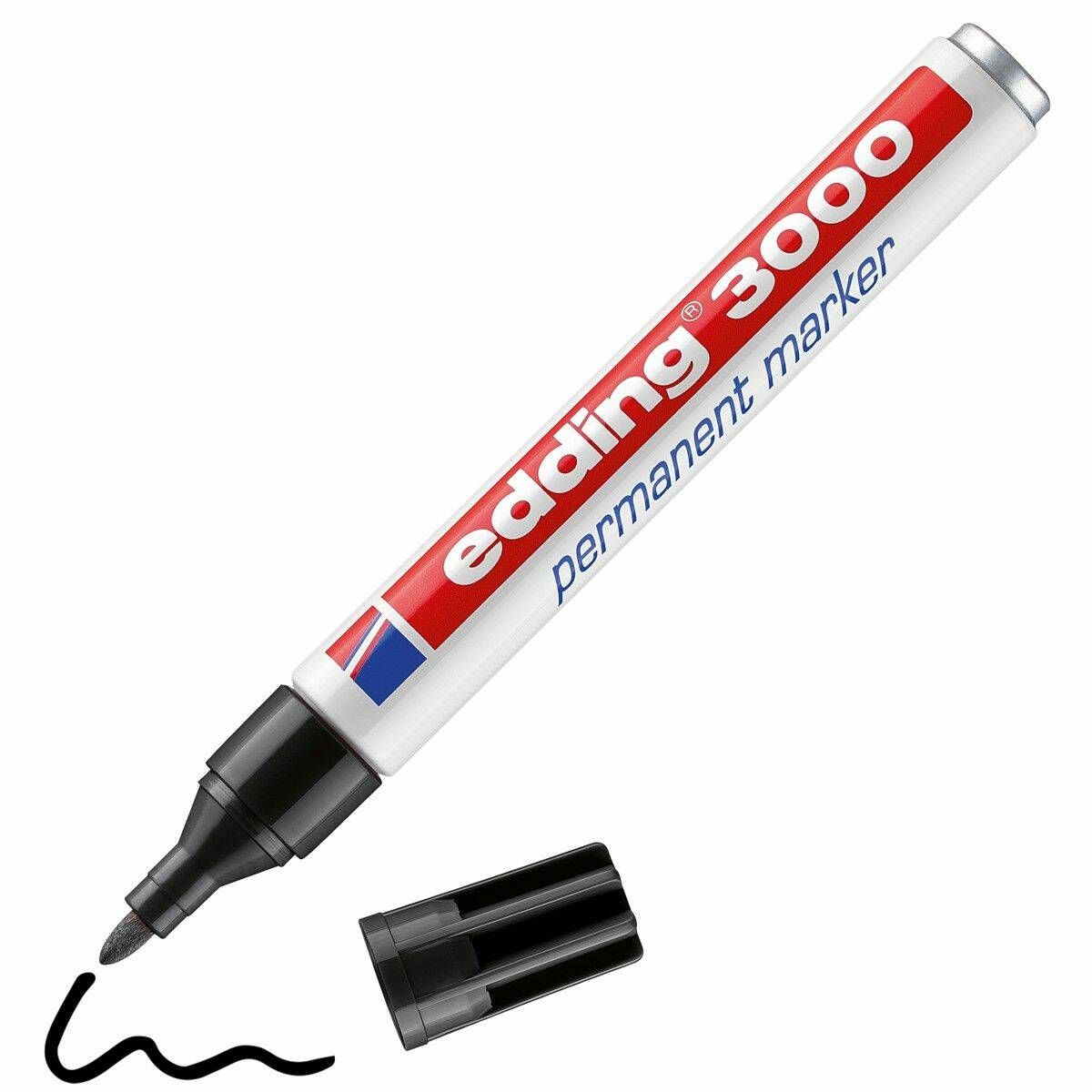 Edding 3000 stiften — Zwart