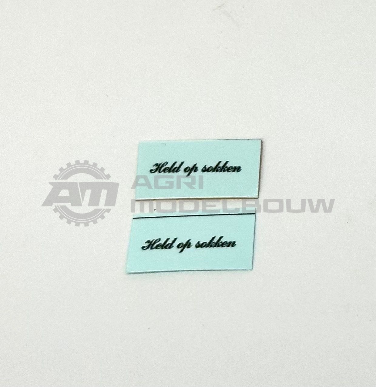 2x Held op sokken decal 10x2mm