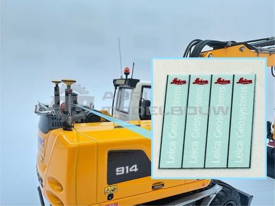 4x Leica Geosystems decal 15x2,5mm