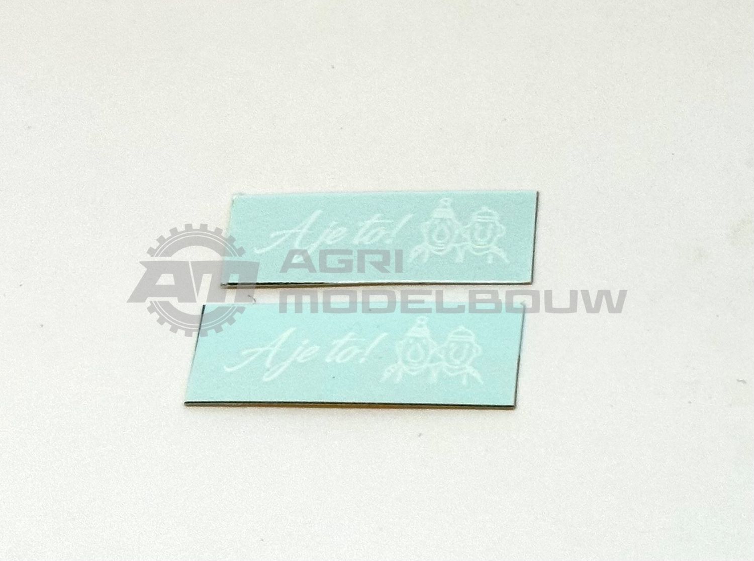 2x Aje to! Buurman &amp; Buurman decal 19x5mm