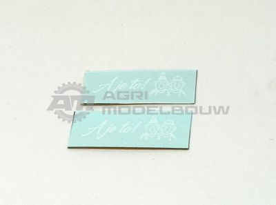 2x Aje to! Buurman &amp; Buurman decal 19x5mm
