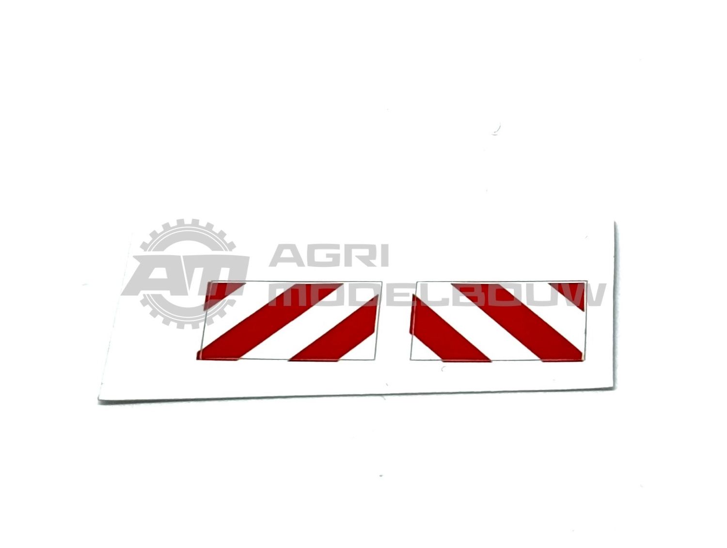 2x Breedte markering sticker 9x16mm (hxb)