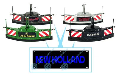 NEW HOLLAND Blauw sticker 28x9mm t.b.v Jochemsen trekkerbumper