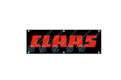 CLAAS rood sticker 28x9mm t.b.v Jochemsen trekkerbumper