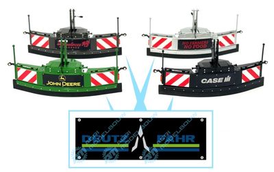 DEUTZ FAHR sticker 28x9mm t.b.v Jochemsen trekkerbumper