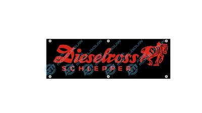 Dieselross Schlepper sticker 28x9mm t.b.v Jochemsen trekkerbumper