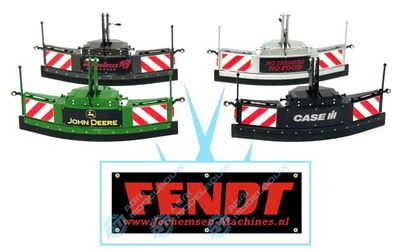 FENDT rood + www.Jochemsen-Machines.nl sticker 28x9mm t.b.v Jochemsen trekkerbumper