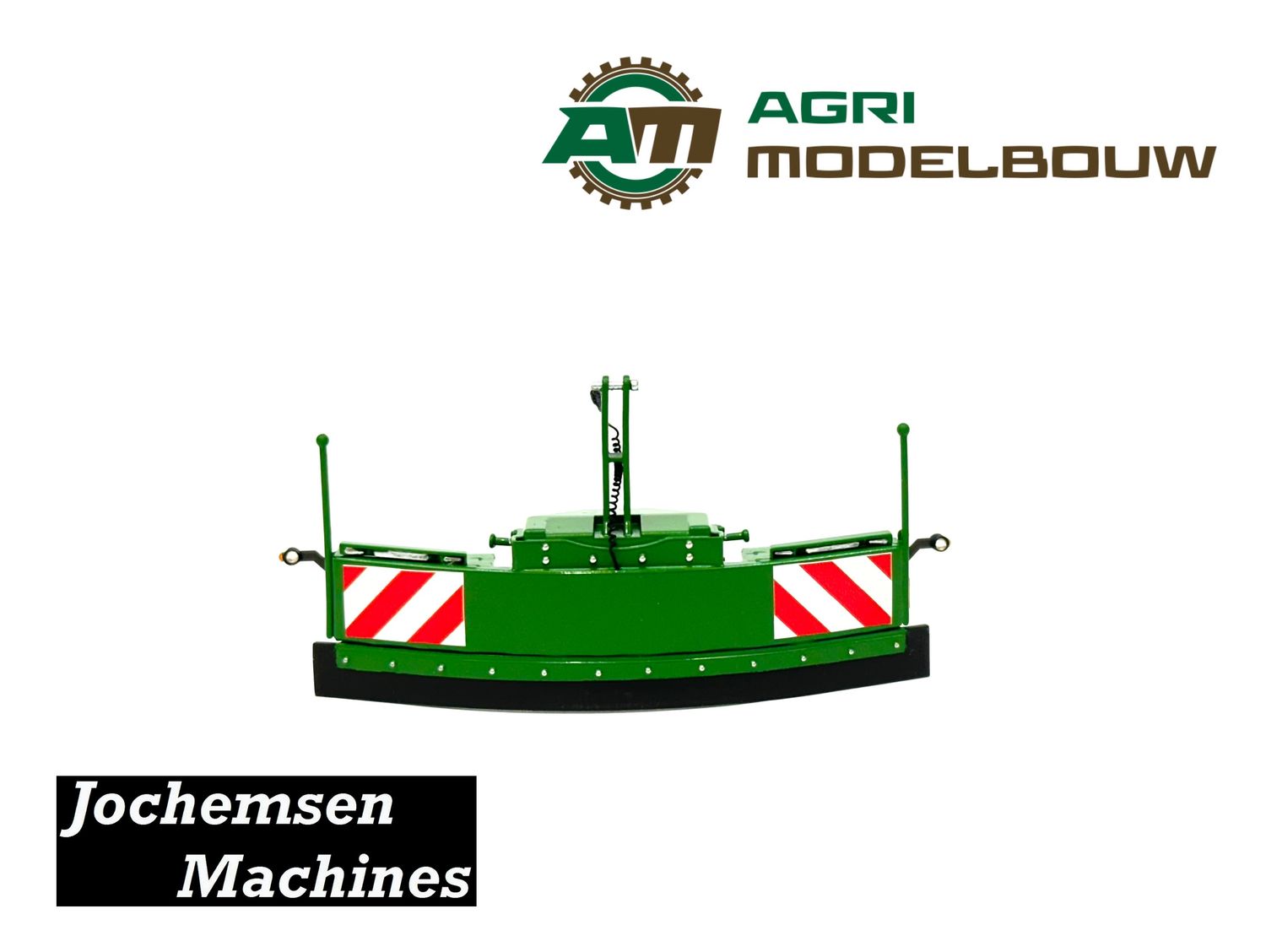Handgebouwde Jochemsen trekkerbumper John Deere groen