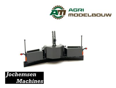 Handgebouwde Jochemsen trekkerbumper Fendt grijs