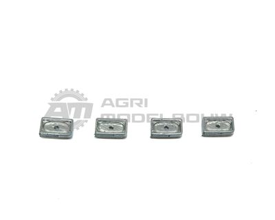 4x Hella Jumbo 220 verstraler zonder voetje Chrome