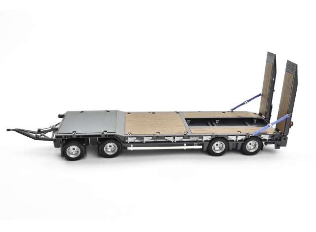 NOOTEBOOM ASDV-40-22 4 AXLE DRAWBAR TRAILER WITH RAMPS Antraciet