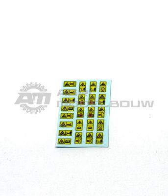 Setje gevaren decals