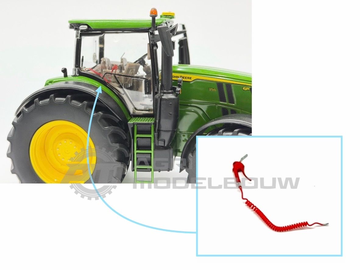 Blaaspistool JWL Air Boy met spiraaldraadje rood