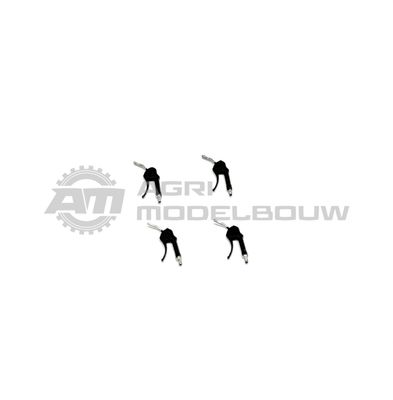 4x Blaaspistool JWL Air Boy zwart