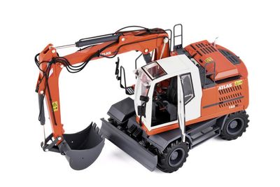 Atlas 185W wheeled Excavator Classic Colour with Nokian tires.With standard Atlas Bucket Limited Edition 750pieces!!