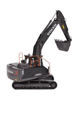 Volvo EC220E Limited Black Edition Crawler Excavator (999 pieces)Functional quickcoupler. (S70) Switchable Tracks.