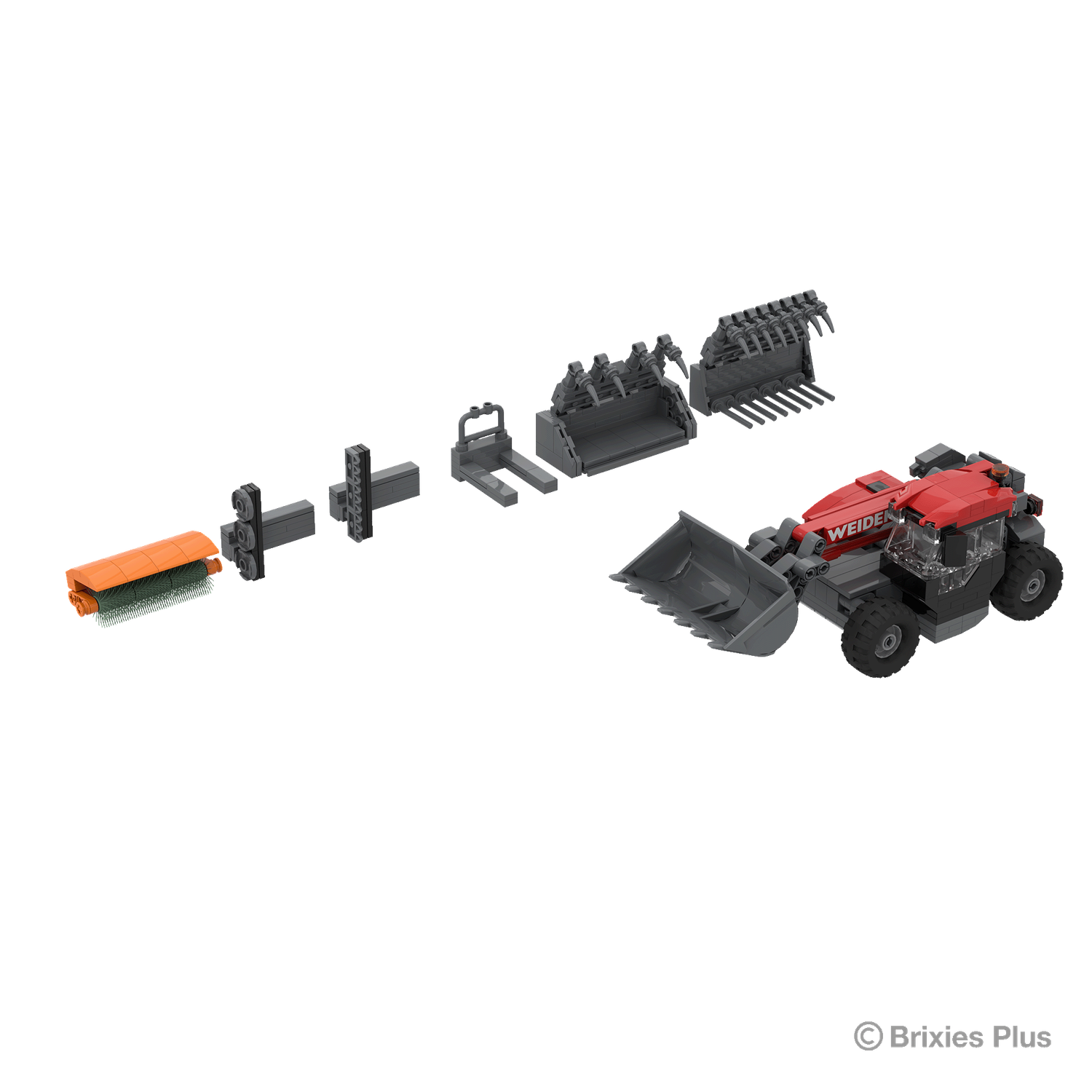 BRIXIES Plus Weidemann T6025 with accessories