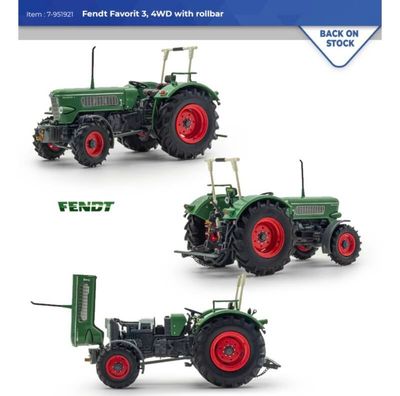 Fendt Favorit 3 4WD met rolbeugel
