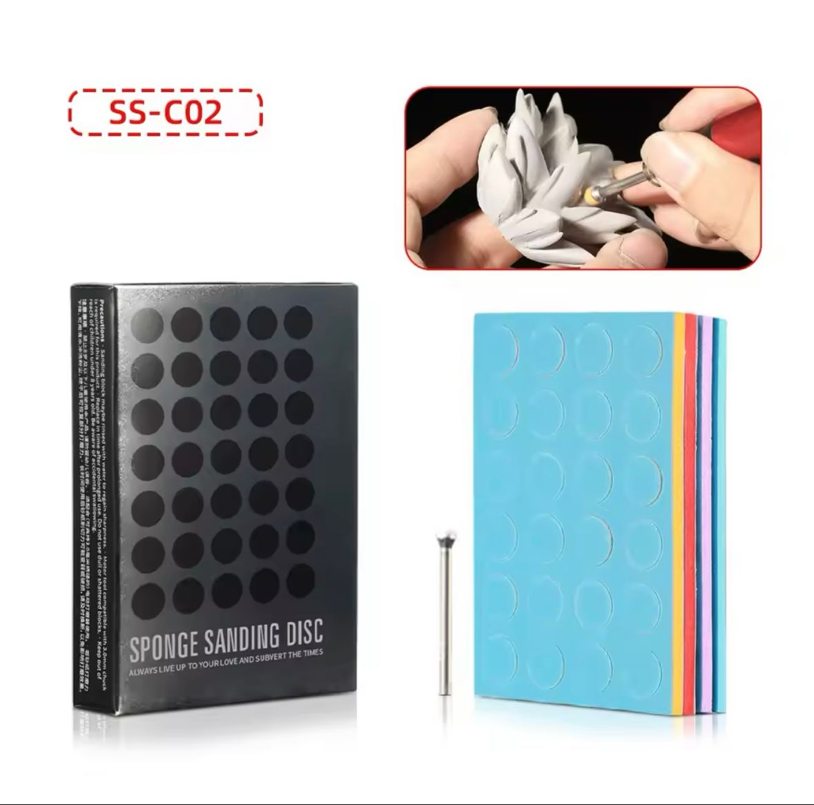DSPIAE SS-C02 Schuurspons Set