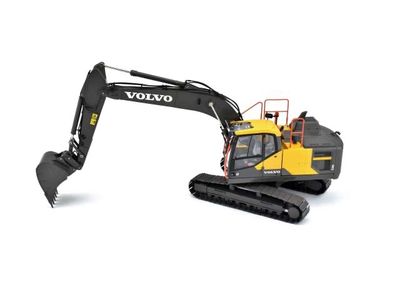 Volvo EC220E Crawler Excavator. On 60 CM track shoes. With S70 quickcoupler. Standard bucket with theeth.Functional quickcoupler. (S70) Switchable Tracks.