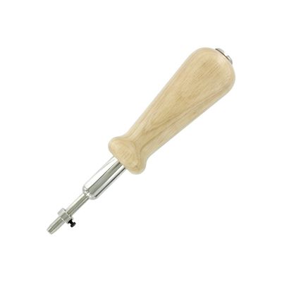 PIN PUSHER WITH WOODEN HANDLE AND DEPTH STOP