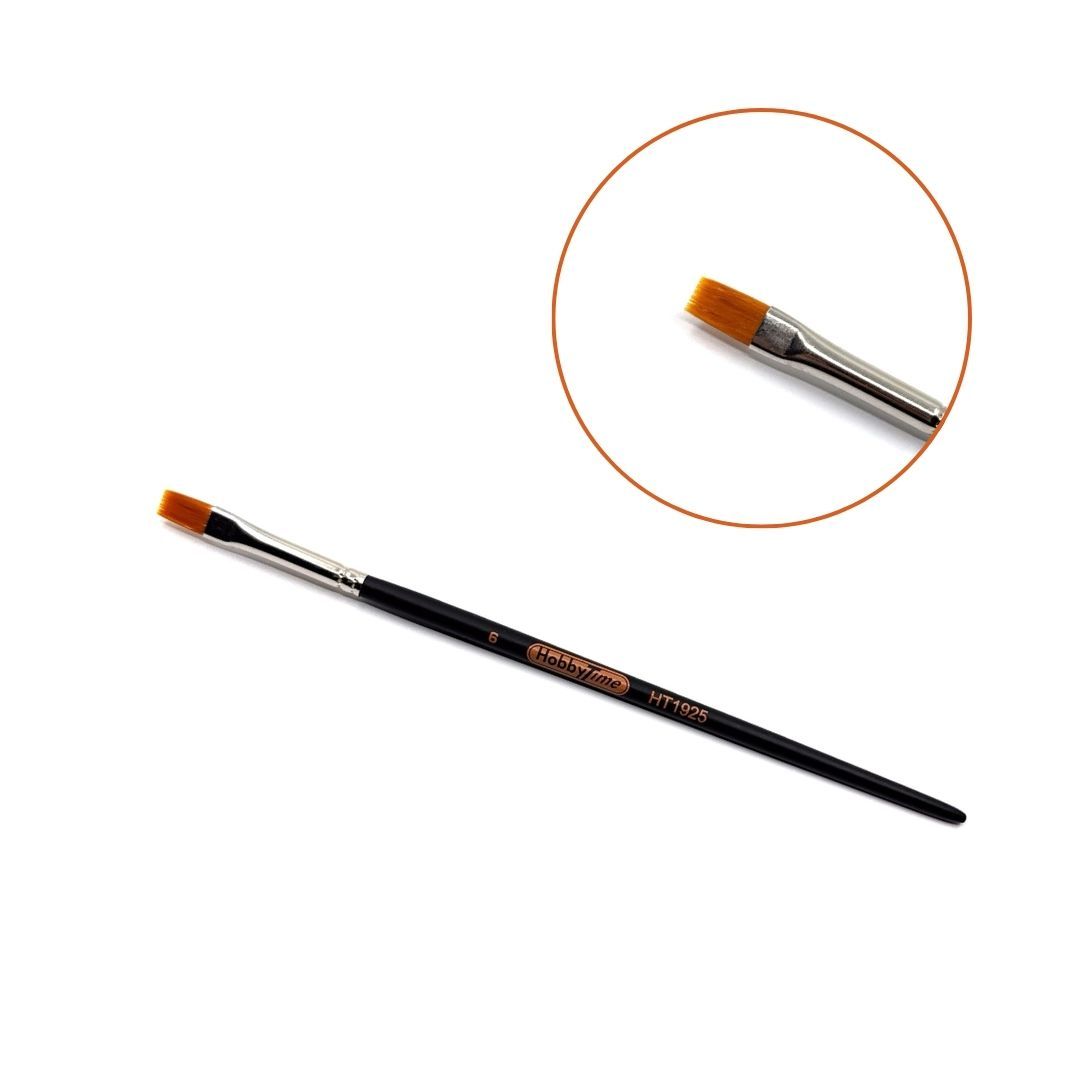 SYNTHETIC FLAT BRUSH - 6