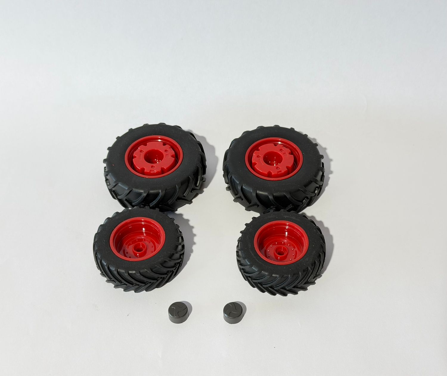 Bandenset Fendt 942 met wielgewichten incl naafkapjes