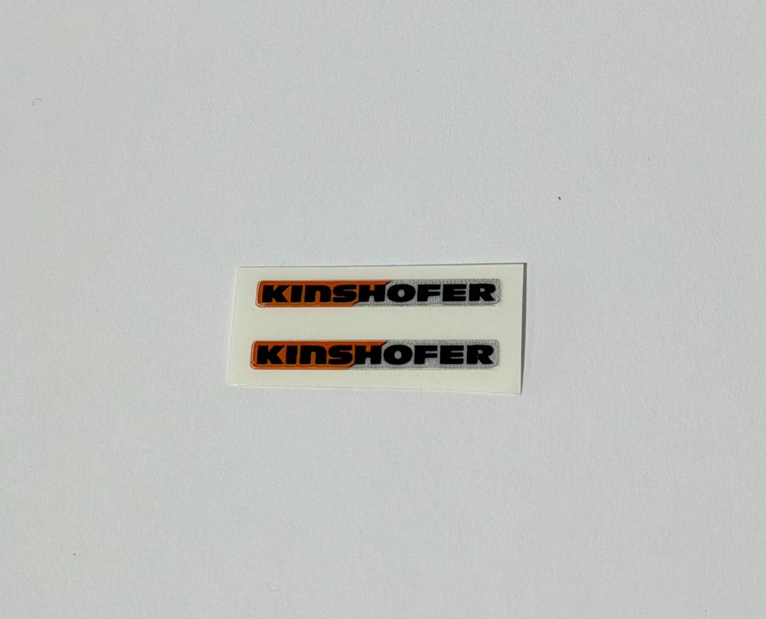 2x Kinshofer voorgesneden sticker