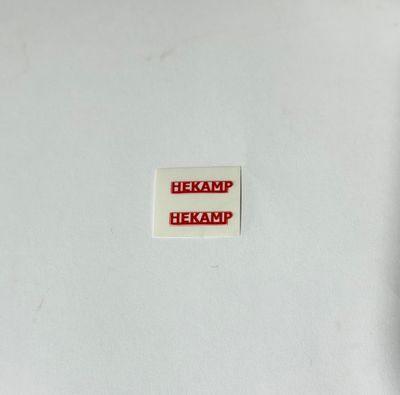 2x Hekamp voorgesneden sticker
