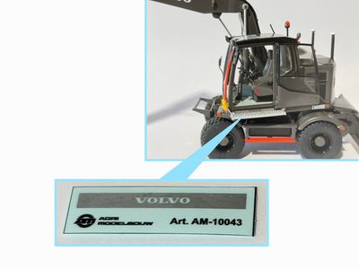 Volvo instap beschermplaat decal