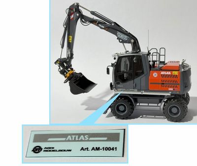 Atlas instap beschermplaat decal