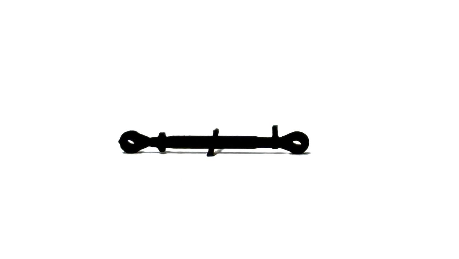(front) topstang 19mm zwart