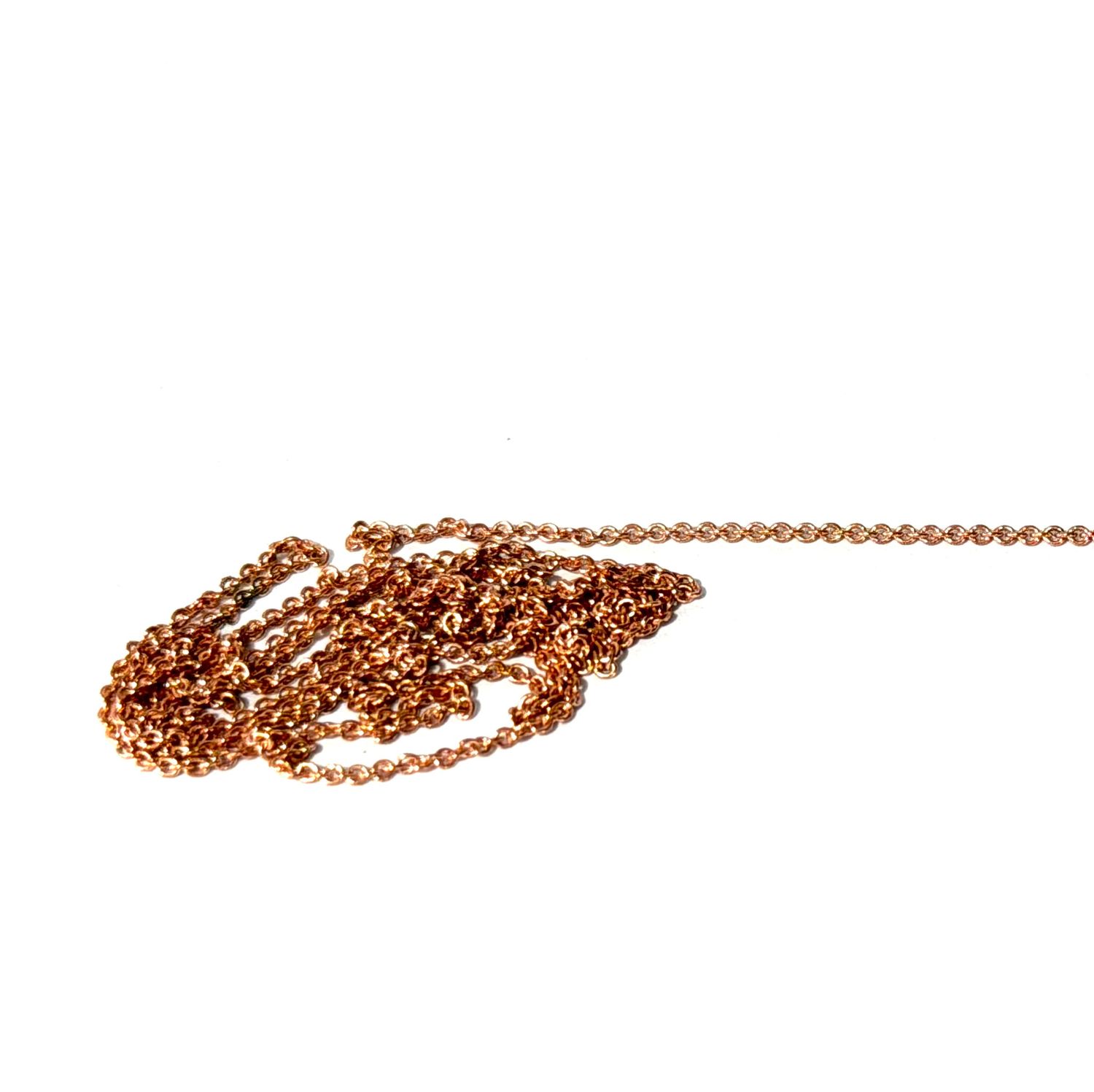 50cm Ragfijne ketting 1,0x1,5mm