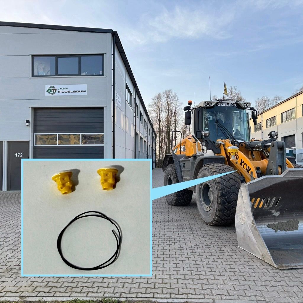 2x losse Trimble GPS bollen geel