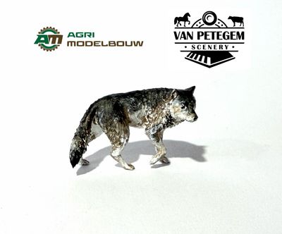 Wolf staand op 3 poten