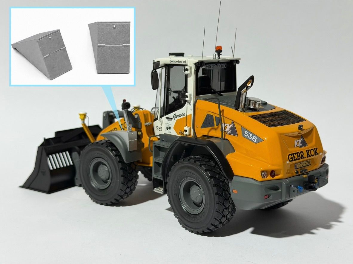 Spatbord kisten set t.b.v Liebherr 546 shovel