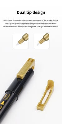DSPIAE MKS-01 Chrome Zilver marker