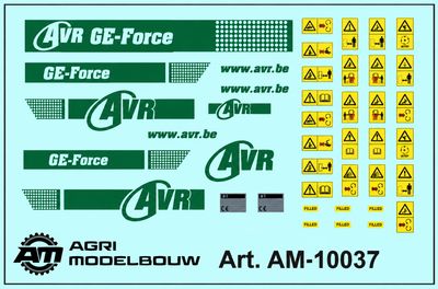AVR GE-Force decal set