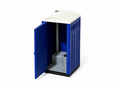 Mobiele Toilet/Dixi blauw FDM print