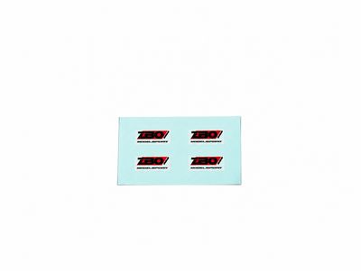 4x Zibo decal 5x2,5mm